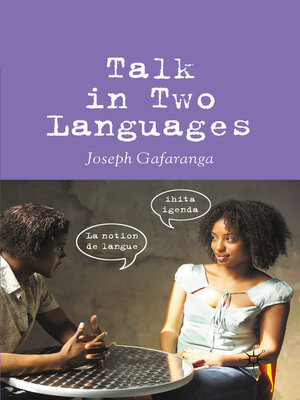 cover image of Talk in Two Languages